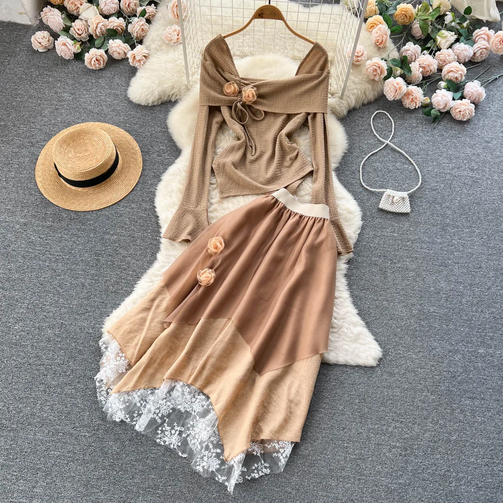 Spring New Chinese National Style Senior Sense Irregular Flared Sleeve Top Mesh Splicing Half-body Skirt Two-piece Set
Spring New Chinese National Style Senior Sense Irregular Flared Sleeve Top Mesh Splicing Half-body Skirt Two-piece Set
