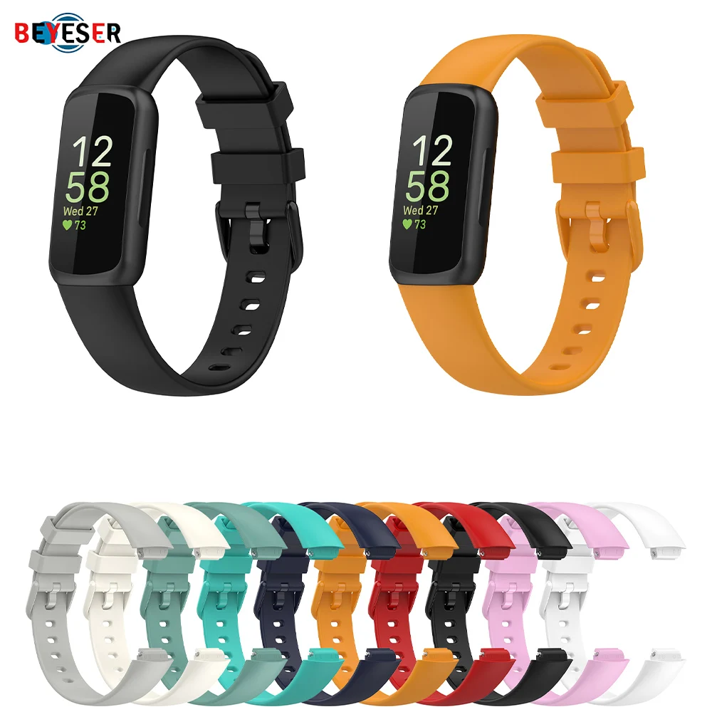 Официальный идентичный спортивный ремешок для Fitbit Inspire 3, сменный силиконовый браслет, браслет для смарт-часов, модные аксессуары для браслета
Официальный идентичный спортивный ремешок для Fitbit Inspire 3, сменный силиконовый браслет, браслет для смарт-часов, модные аксессуары для браслета