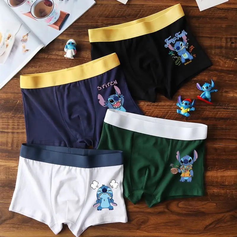 3Pcs Stitch Anime Underwear Man Cartoon Cotton Antibacterial Boxer Shorts Cute Fashionable Minimalist Soft Comfortable Pant Gift
3Pcs Stitch Anime Underwear Man Cartoon Cotton Antibacterial Boxer Shorts Cute Fashionable Minimalist Soft Comfortable Pant Gift