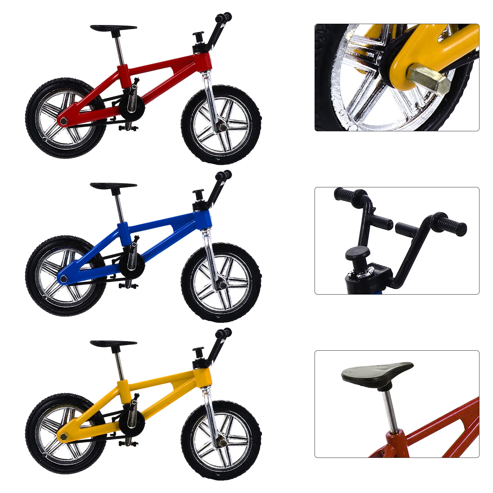 3pcs Finger Bike Sports Finger Model Finger Skateboard Game Alloy Miniature Bike Figurine Table Desk Display Crafts
3pcs Finger Bike Sports Finger Model Finger Skateboard Game Alloy Miniature Bike Figurine Table Desk Display Crafts