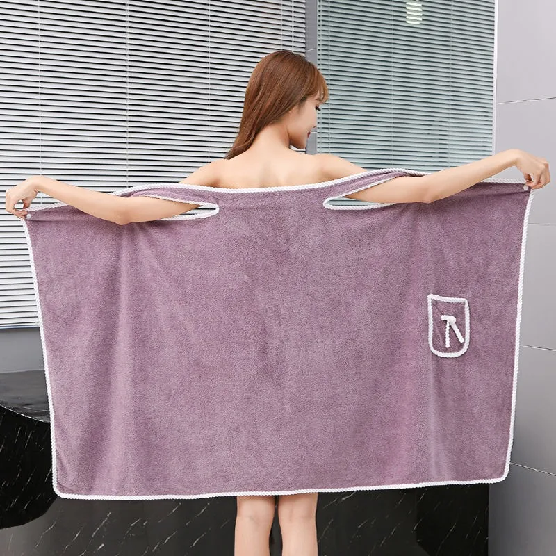 

Женские банные полотенца для девушек, 140*85 см, быстросохнущие банные халаты для пляжа, спа, одежда для мытья, душевая Ванна и полотенце для спортзала