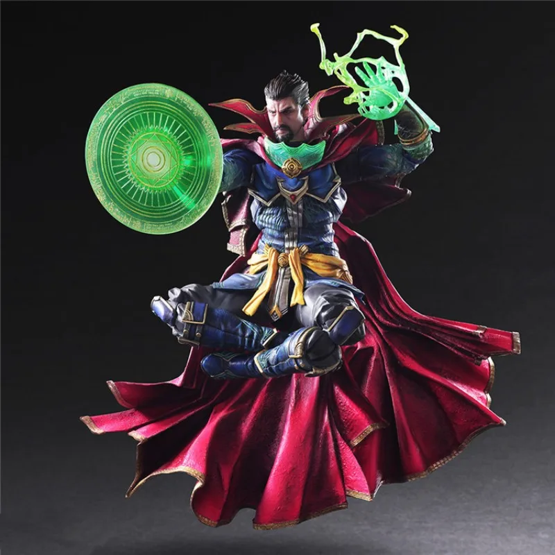 

Hot toys Marvel Anime Avengers 3 Infinity War Play arts Doctor Strange Movable Action Figure Collectible Model Toy Figures gifts