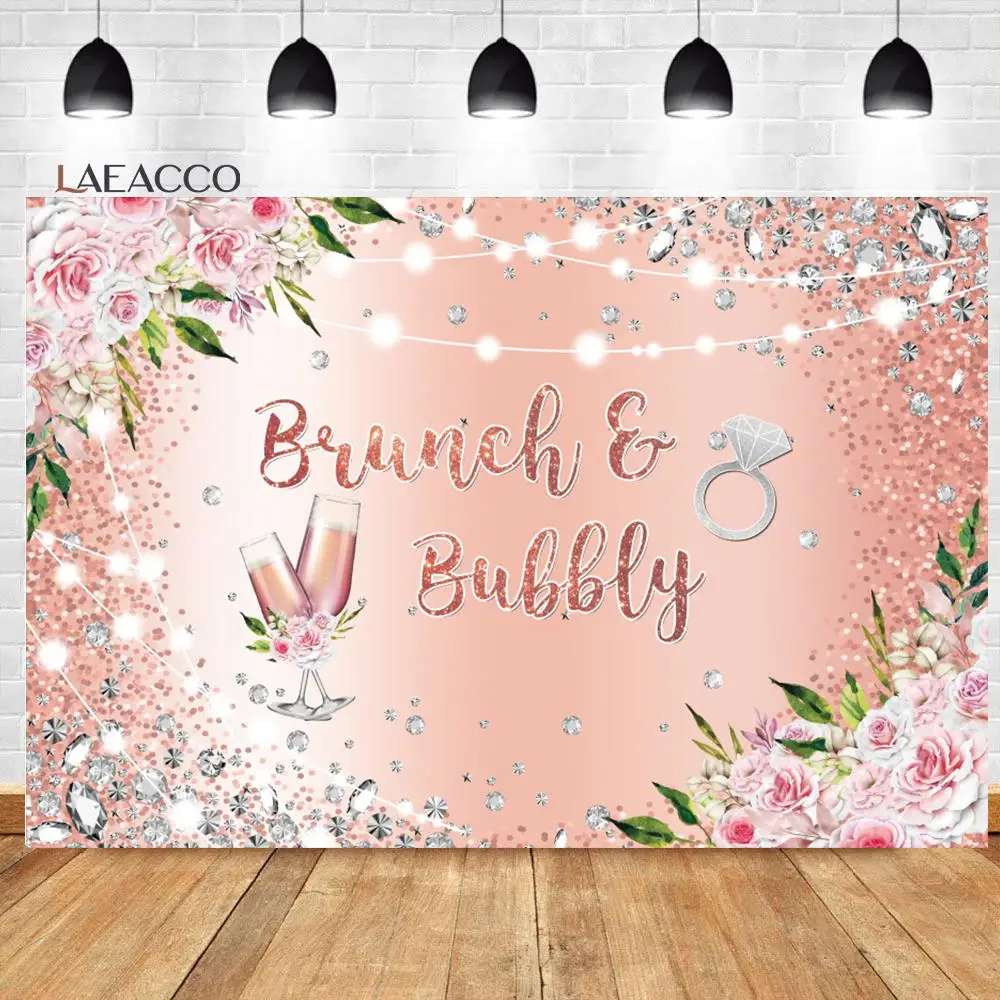 Laeacco Rose Gold Brunch And Bubbly Bridal Shower Backdrop Pink Champagne Floral Wedding Girls Portrait Photography Background
Laeacco Rose Gold Brunch And Bubbly Bridal Shower Backdrop Pink Champagne Floral Wedding Girls Portrait Photography Background