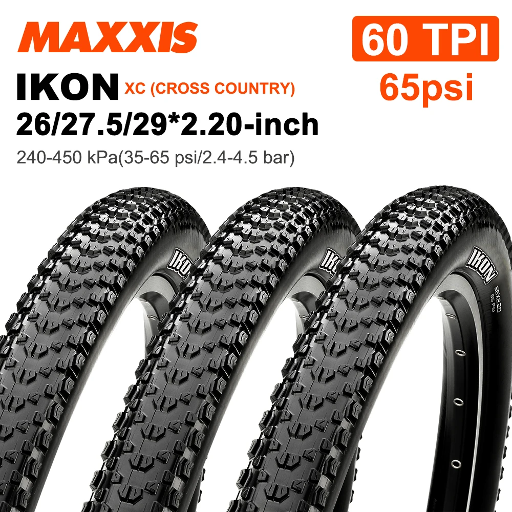 

MAXXIS IKON WIRE 26*2.2 27.5x2.2 29*2.2 Bicycle tire Mountain Bike Tyre 26 27.5 29 Inch MTB TIRE Cycling accessories