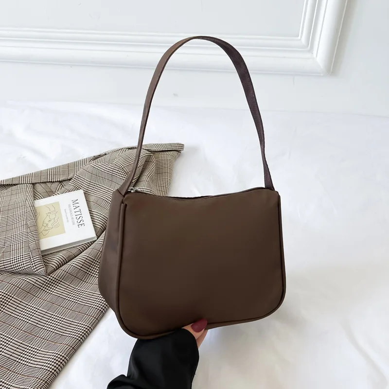 Fashion Simple Armpit Bag Women Version Trendy Casual All-match Solid Color Single Shoulder Bag Retro Hand Bag
Fashion Simple Armpit Bag Women Version Trendy Casual All-match Solid Color Single Shoulder Bag Retro Hand Bag