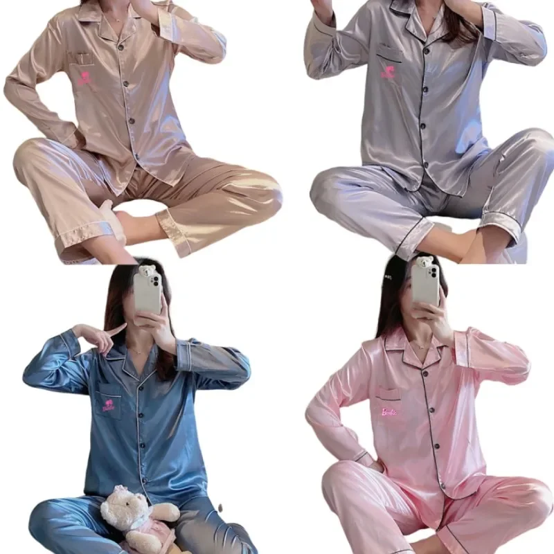 Anime Barbie Pajamas Cartoon Women Fashion Long Sleeve Pajamas Cute Girls Breathable Home Clothing Kawaii Casual 2 Piece Set
Anime Barbie Pajamas Cartoon Women Fashion Long Sleeve Pajamas Cute Girls Breathable Home Clothing Kawaii Casual 2 Piece Set
