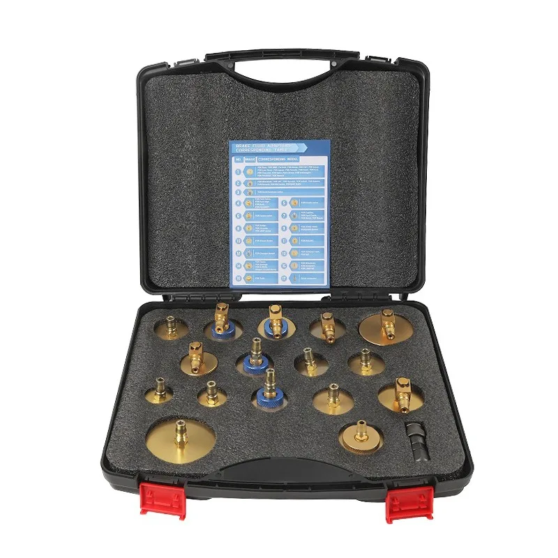 17Pcs Brake Fluid Adapter Car Brake Fluid Exchanger Connector Oil Pump Connector For Tesla Benz BMW Audi
17Pcs Brake Fluid Adapter Car Brake Fluid Exchanger Connector Oil Pump Connector For Tesla Benz BMW Audi