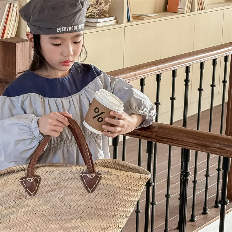 2025 Spring New Girls Puff Sleeve Shirts Children Long Sleeve T Shirts Baby Girl Cotton Blouse Infant Loose Tops Kids Clothes 20 Se3450225fb6744f080b47cd6dee75221L