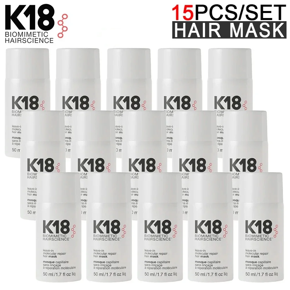 1-15PCS K18 Leave-In Molecular Repair Hair Mask Damage Restore Soft Hair Deep Repair Keratin & Scalp Treatment Hair Care 50ML
1-15PCS K18 Leave-In Molecular Repair Hair Mask Damage Restore Soft Hair Deep Repair Keratin & Scalp Treatment Hair Care 50ML