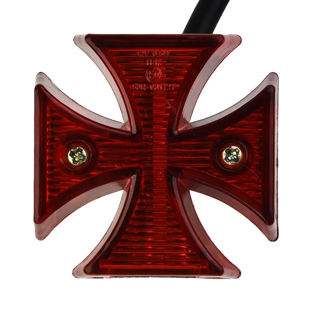 Motorcycle Choppers Dirt Bike Maltese Cross LED Rear License Plate Tail Light For Most Dual Sport Bikes
Motorcycle Choppers Dirt Bike Maltese Cross LED Rear License Plate Tail Light For Most Dual Sport Bikes
