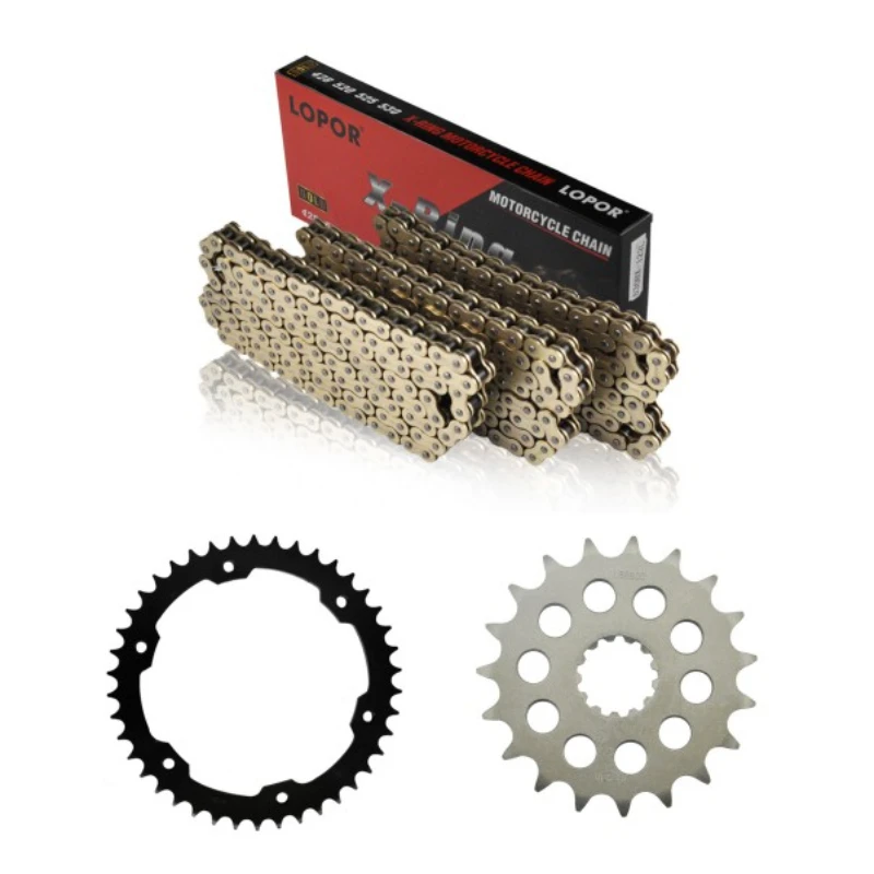 LOPOR 530 CNC 18T/45T Front Rear Motorcycle Sprocket Chain Set For 1050 Tiger Sport 2014-2021 Triumph
LOPOR 530 CNC 18T/45T Front Rear Motorcycle Sprocket Chain Set For 1050 Tiger Sport 2014-2021 Triumph