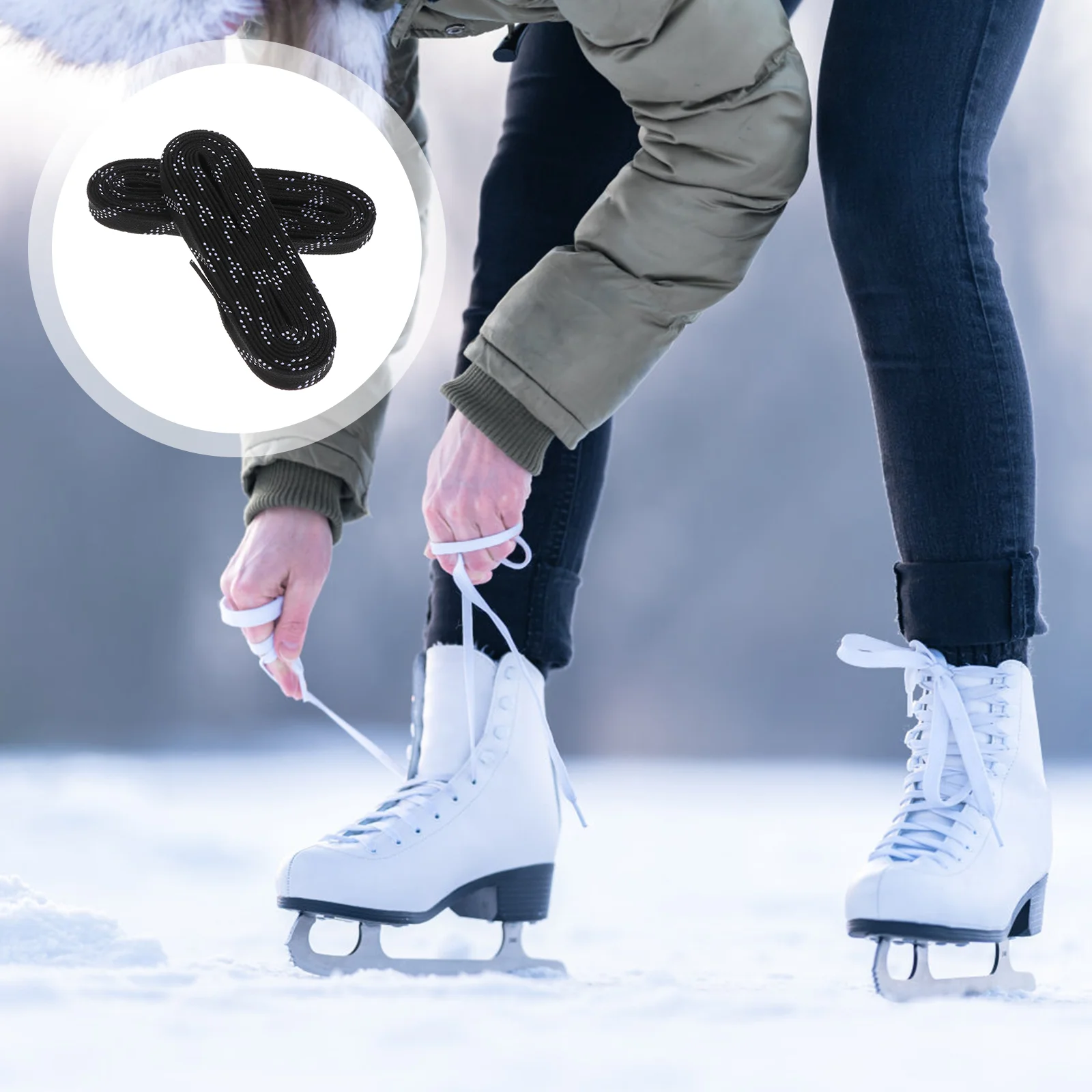 Professional Ice Hockey Skate Laces Waxed Shoelaces Anti-Freezing Anti-Fracture Shoe Laces for Sports Skiing Hockey
Professional Ice Hockey Skate Laces Waxed Shoelaces Anti-Freezing Anti-Fracture Shoe Laces for Sports Skiing Hockey