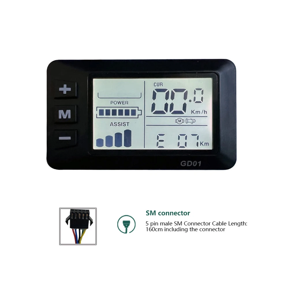 Durable 5 Pin EBike Display Waterproof Connector Plug for JN GD01 LCD Display Real time Data and Compatibility
Durable 5 Pin EBike Display Waterproof Connector Plug for JN GD01 LCD Display Real time Data and Compatibility