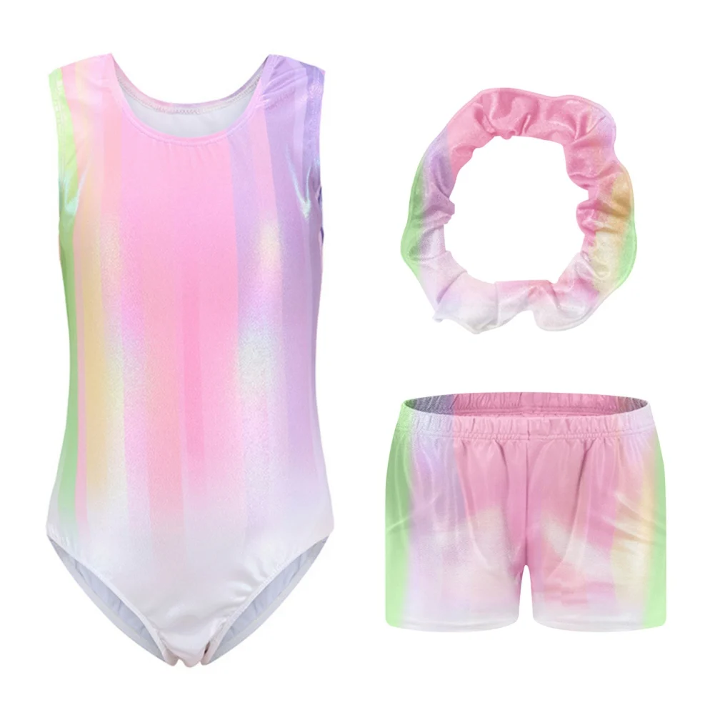 

Brethable Leotards for Girls Gymnastics Fashion Casual Tumbling Shorts Bottoms 5-12Years Ballet Dancewear
