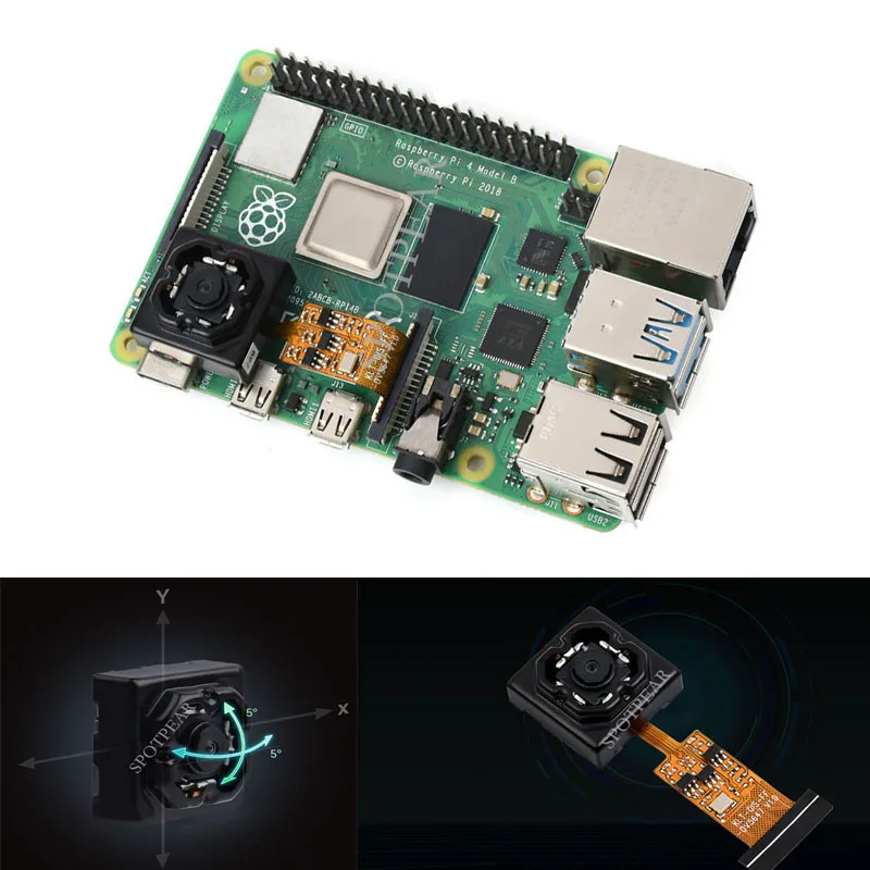 

Raspberry Pi camera OIS 5MP Optical Image Stabilizer OV5647 camera module