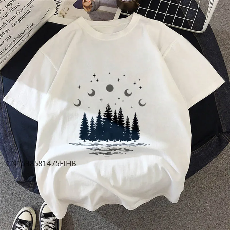 New T-Shirt Dark Forest Print Women Basic Tshirts Harajuku T Shirt Women Basic Tshirt O-Neck Short Sleeve Premium Tops Female
New T-Shirt Dark Forest Print Women Basic Tshirts Harajuku T Shirt Women Basic Tshirt O-Neck Short Sleeve Premium Tops Female