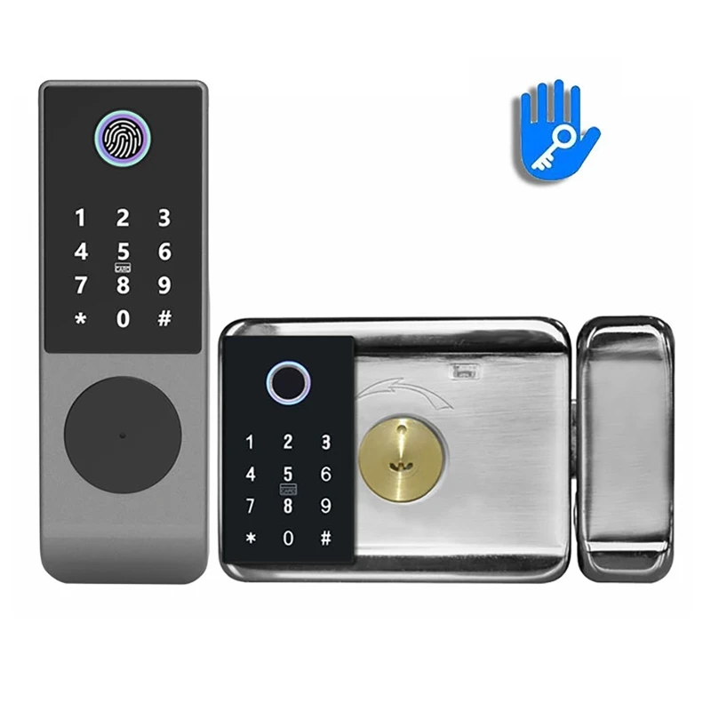 Outdoor Waterproof Wifi Smart Lock Double Side Fingerprint Lock IC Card Digital Keypad Lock Garden Digital Electronic Lock Door
Outdoor Waterproof Wifi Smart Lock Double Side Fingerprint Lock IC Card Digital Keypad Lock Garden Digital Electronic Lock Door
