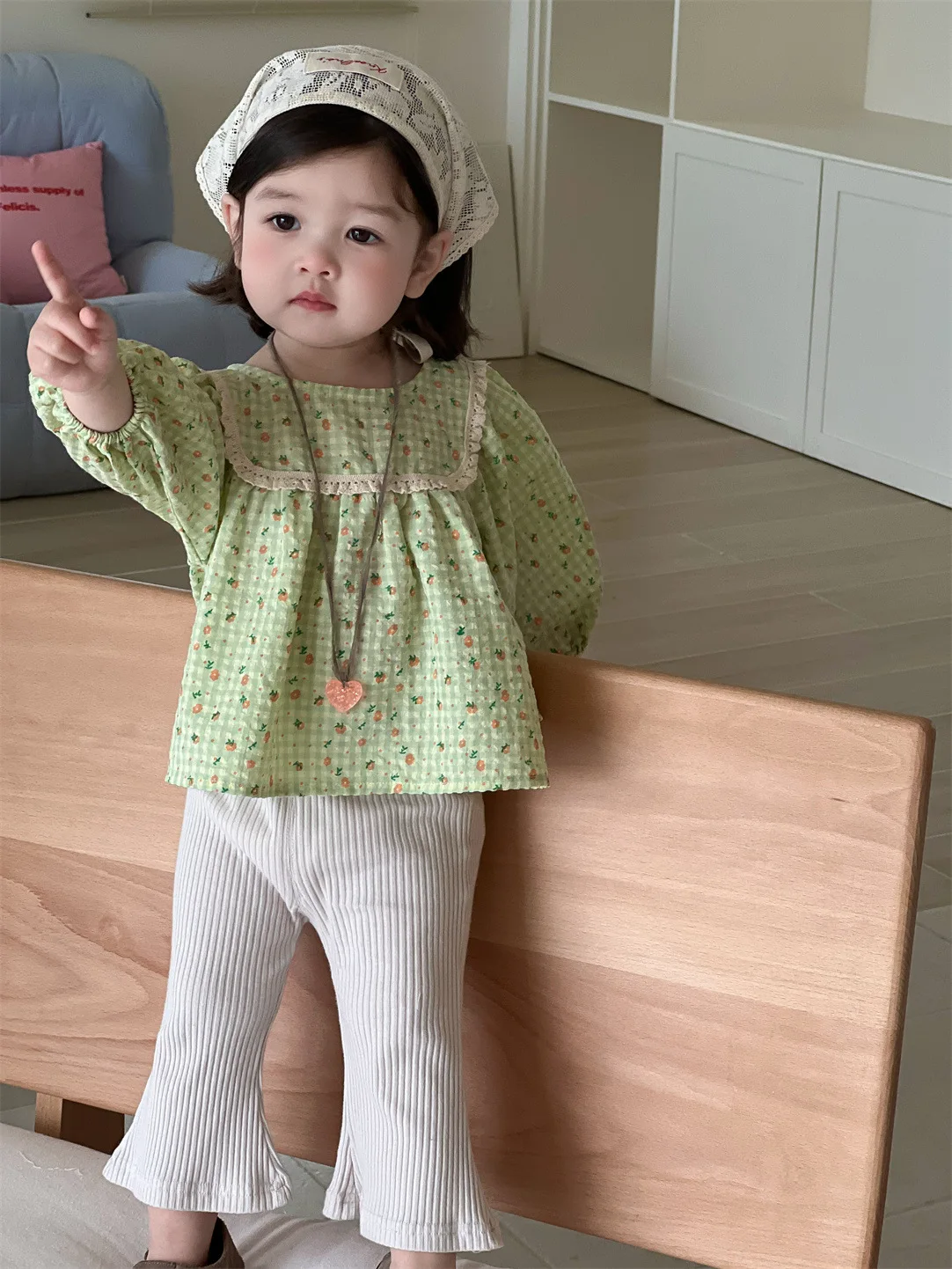 2025 Autumn New Baby Long Sleeve Loose Shirts Cotton Girls Cute Sweet Print Blouse Toddler Casual Plaid Tops Infant Clothes 18 Se34c0358a1234e15a51d4fbf1de4f07a7