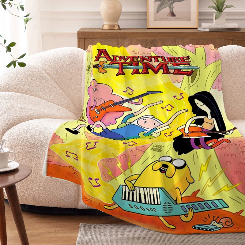 Custom Blanket Sofa A-Adventures Time Nap Winter Fluffy Soft Blankets Microfiber Bedding Warm Knee Bed Fleece Camping Decorative
Custom Blanket Sofa A-Adventures Time Nap Winter Fluffy Soft Blankets Microfiber Bedding Warm Knee Bed Fleece Camping Decorative