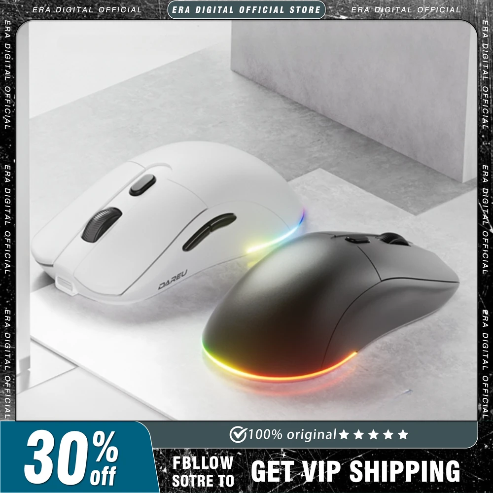 Dareu Em903 Wireless Mouse Dual-mode 2.4G Lightweight Portable Mouse RGB Long-lasting Computer Gifts Office Esports Game Mouse
Dareu Em903 Wireless Mouse Dual-mode 2.4G Lightweight Portable Mouse RGB Long-lasting Computer Gifts Office Esports Game Mouse