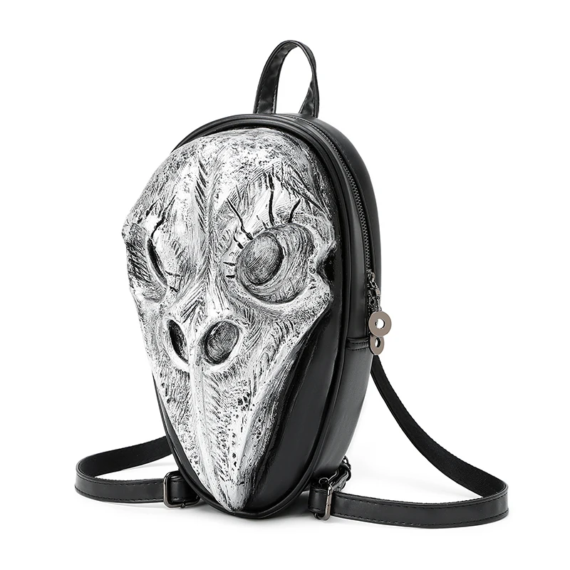 Fashion 3D Embossed Bird Skull Backpack bags for Women unique Rock Bag whimsical Cool gifts Bag For Teenagers Halloween Bags
Fashion 3D Embossed Bird Skull Backpack bags for Women unique Rock Bag whimsical Cool gifts Bag For Teenagers Halloween Bags