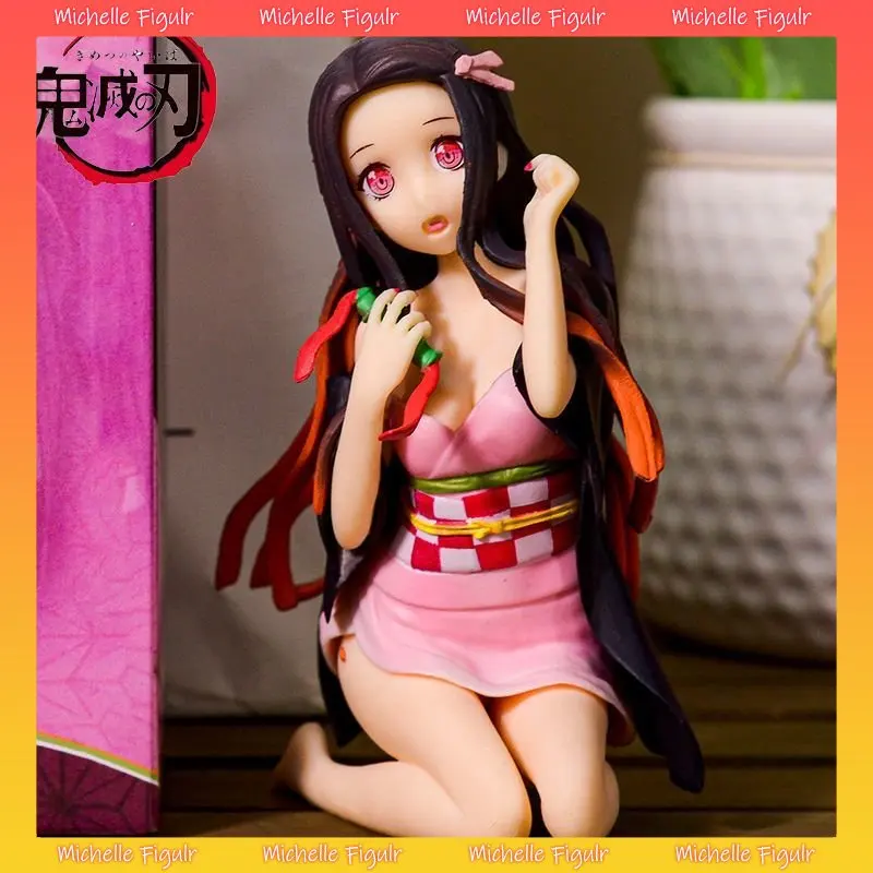Demon Slayer Nezuko Kneeling Anime Sexy Girl Sitting Action Figure Toys Kimetsu No Yaiba Collectio Q version Car Decoration
Demon Slayer Nezuko Kneeling Anime Sexy Girl Sitting Action Figure Toys Kimetsu No Yaiba Collectio Q version Car Decoration