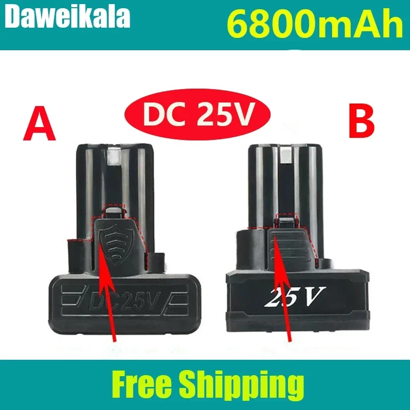 2023 18650 25V 6800mAh Universal Rechargeable Lithium Battery for Power Tools Electric Screwdriver Electric Drill Li-ion Battery
2023 18650 25V 6800mAh Universal Rechargeable Lithium Battery for Power Tools Electric Screwdriver Electric Drill Li-ion Battery