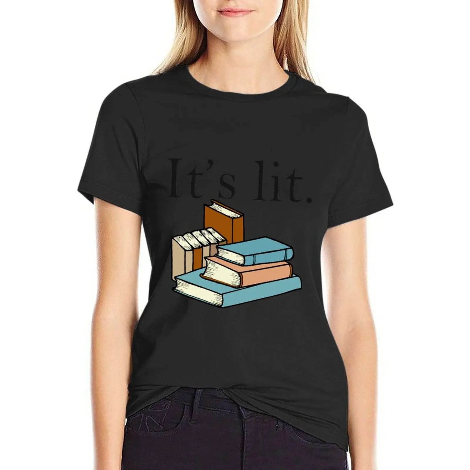 It's lit T-Shirt hippie clothes graphics korean fashion Female clothing cute t-shirts for Women
It's lit T-Shirt hippie clothes graphics korean fashion Female clothing cute t-shirts for Women