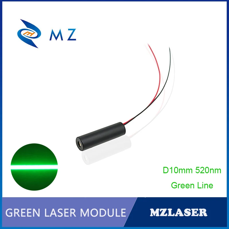 

Green Line Laser Hot Selling Compact Mini D10mm 520nm 5mw Line Laser Diode Module Industrial Grade ACC Drive Type