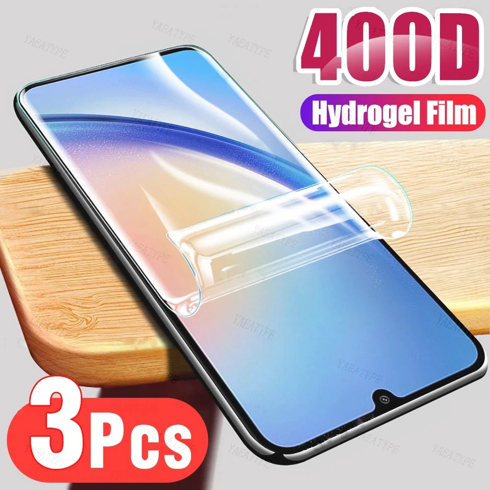 

3PCS For Realme C53 C31 C35 C30 C33 999D Hydrogel Film For Realme C55 C51 C25S C12 C15 C17 C11 C25Y C21Y C30S Screen Protector