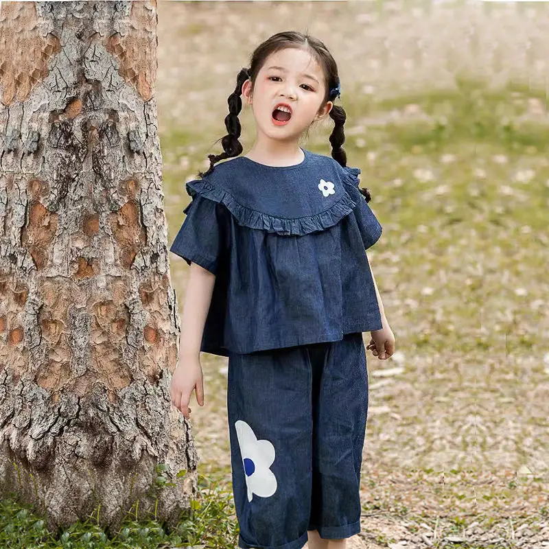 2023 new SPRING Autumn Summer Baby Girls Tops T Shirts+jeans Pants Clothing Set Denim Suits ,Kids Children Birthday Clothes Sets
2023 new SPRING Autumn Summer Baby Girls Tops T Shirts+jeans Pants Clothing Set Denim Suits ,Kids Children Birthday Clothes Sets
