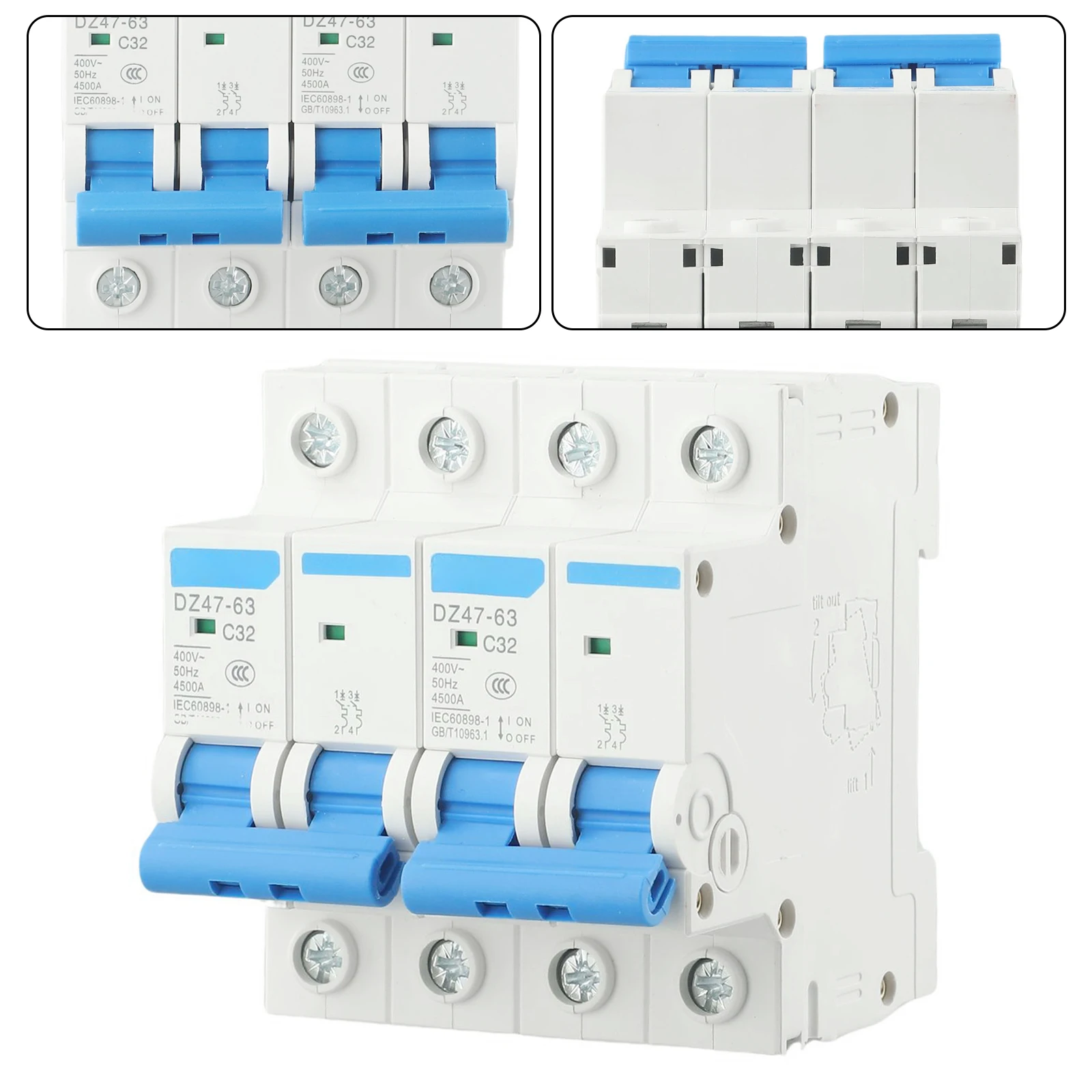 Interlock Circuit Breaker 2P Dual Power Supply NXB Transfer Switch 32A AC220V Fire Proof and Flame Retardant Materials
Interlock Circuit Breaker 2P Dual Power Supply NXB Transfer Switch 32A AC220V Fire Proof and Flame Retardant Materials