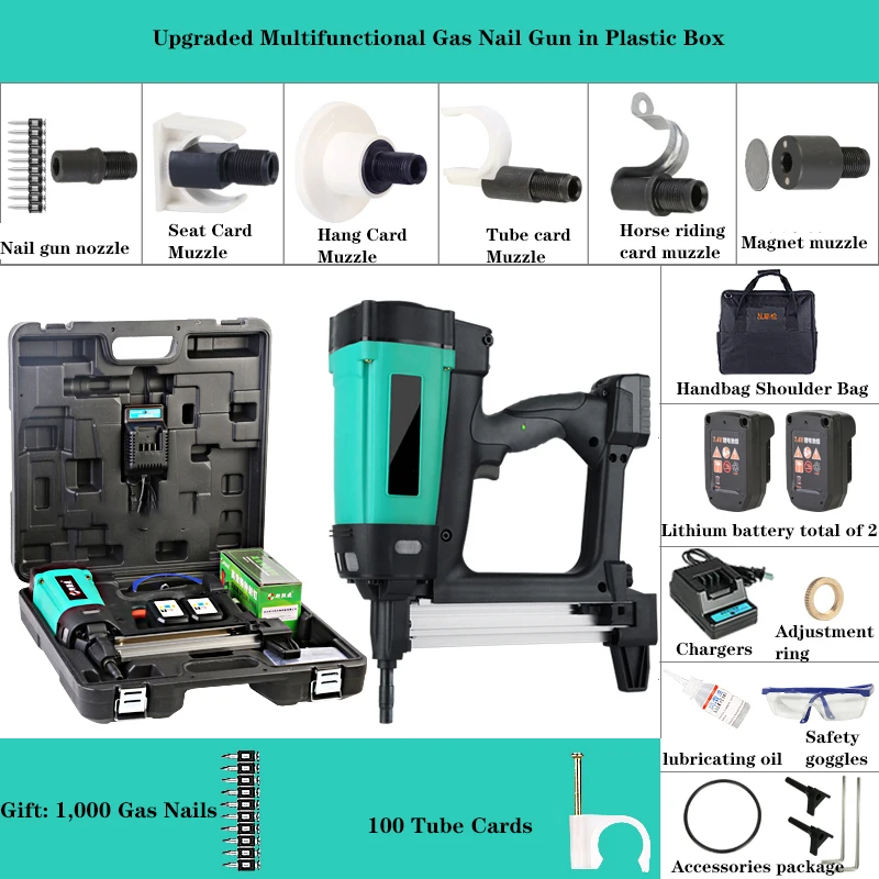 WSQ-01 Rechargeable Gas Nail Gun Hydroelectric Woodworking Steel Nail Gun Concrete Ceiling Frame Trunk
WSQ-01 Rechargeable Gas Nail Gun Hydroelectric Woodworking Steel Nail Gun Concrete Ceiling Frame Trunk