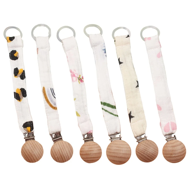 Soft Cotton Cloth Printed Pacifier Chain Clip Baby Nursing Teether Soother Holder Beech Wooden Clip DIY Nipple Holder
Soft Cotton Cloth Printed Pacifier Chain Clip Baby Nursing Teether Soother Holder Beech Wooden Clip DIY Nipple Holder