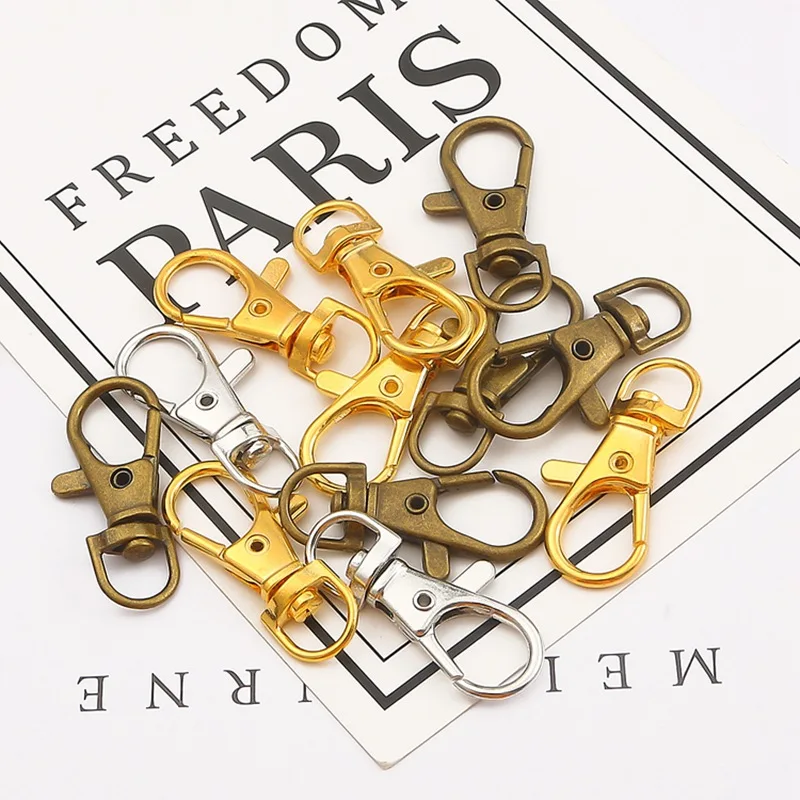 5pcs/lot 13x34mm Antique Bronze Gold Silver Lobster Clasp Hooks Keychain For Necklace Bracelet Chain DIY Jewelry Making Findings
5pcs/lot 13x34mm Antique Bronze Gold Silver Lobster Clasp Hooks Keychain For Necklace Bracelet Chain DIY Jewelry Making Findings