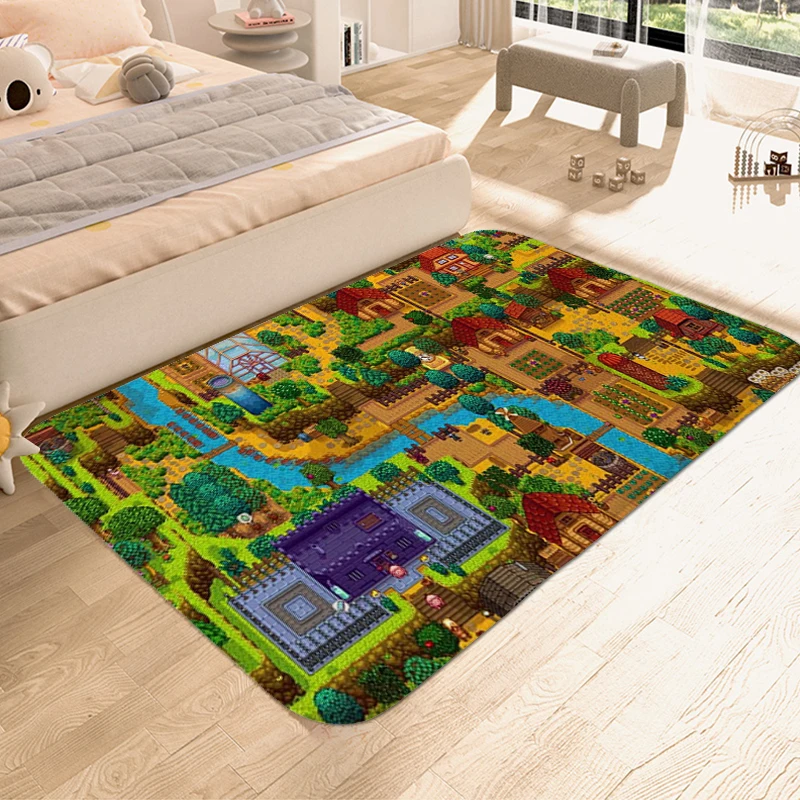 Sleeping Room Rugs B-Stardew B-Valley Floor Mats Front Door Funny Doormat Washable Non-slip Kitchen Mat Bedroom Carpet Bathmat
Sleeping Room Rugs B-Stardew B-Valley Floor Mats Front Door Funny Doormat Washable Non-slip Kitchen Mat Bedroom Carpet Bathmat