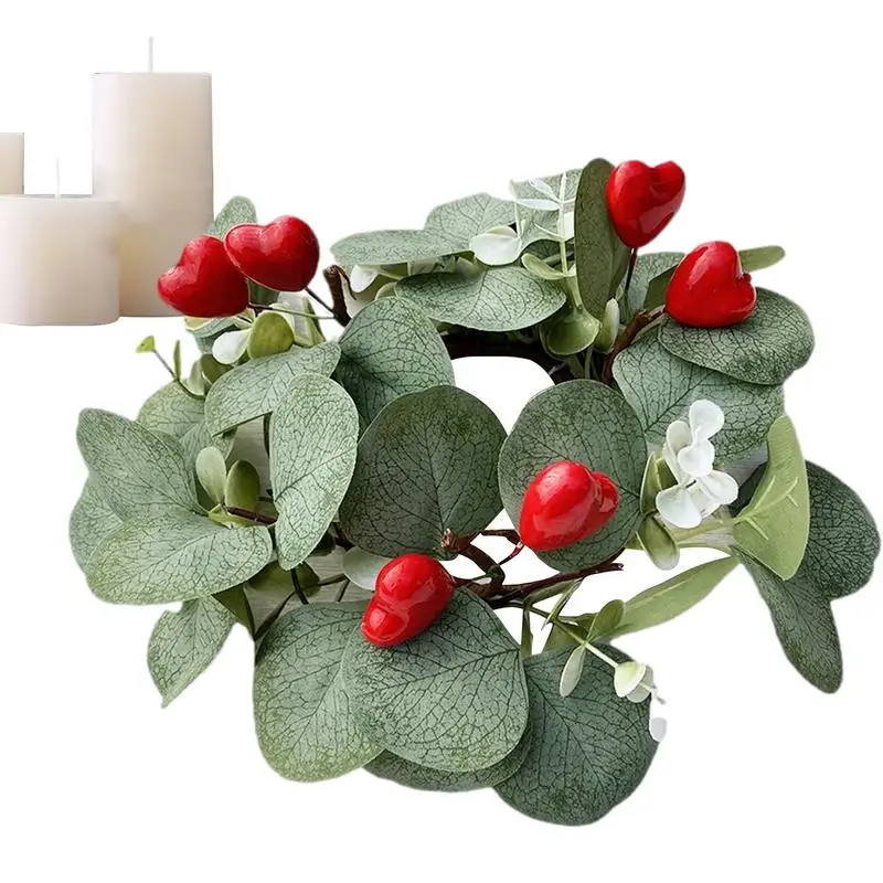Valentine's Day Candle Rings Valentine's Day Pillar Candle Romantic Rings Reusable Mini Wreath For Seasonal Candles For Wedding
Valentine's Day Candle Rings Valentine's Day Pillar Candle Romantic Rings Reusable Mini Wreath For Seasonal Candles For Wedding