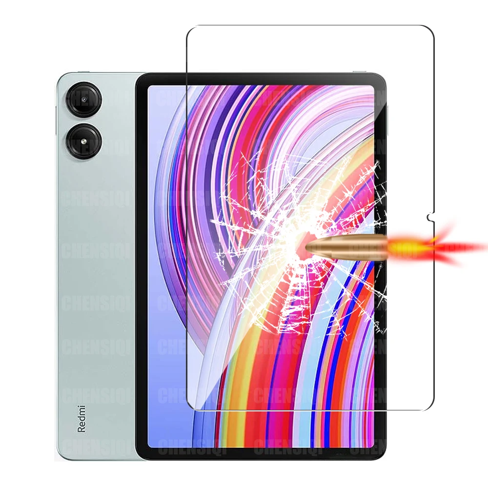 

Tempered Glass Film for Xiaomi Redmi Pad Pro 12.1 inch 2024 Released Tablet 9H Hardness HD Anti-Scratch Screen Protector