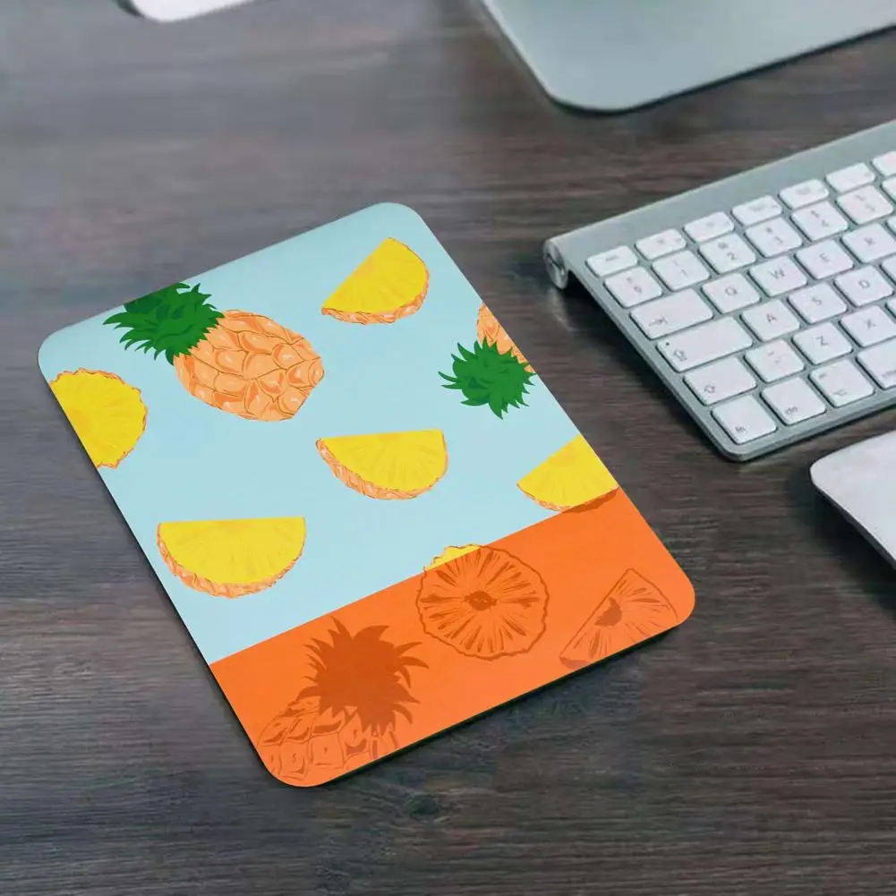 Office Mouse Pad Washable Flexible Faux Leather Peach Pineapple Printed Computer Mouse Mat for Home
Office Mouse Pad Washable Flexible Faux Leather Peach Pineapple Printed Computer Mouse Mat for Home