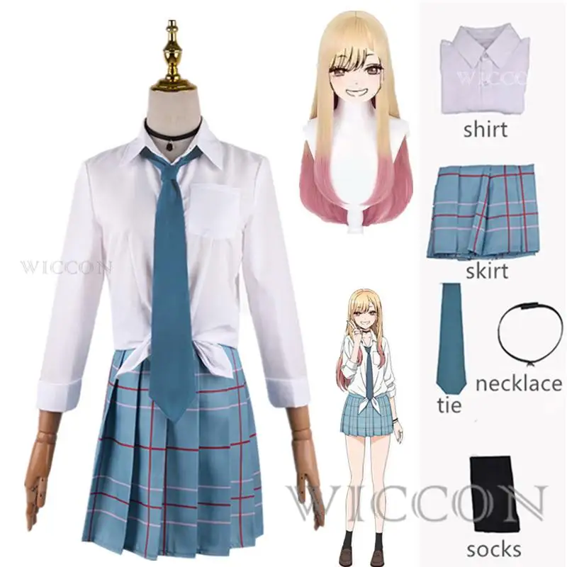Kitagawa Marin Cosplay Anime My Dress Up Darling Kitagawa Marin Cosplay Costume Dresses School Uniform Wig Earrings Suit Girls
Kitagawa Marin Cosplay Anime My Dress Up Darling Kitagawa Marin Cosplay Costume Dresses School Uniform Wig Earrings Suit Girls