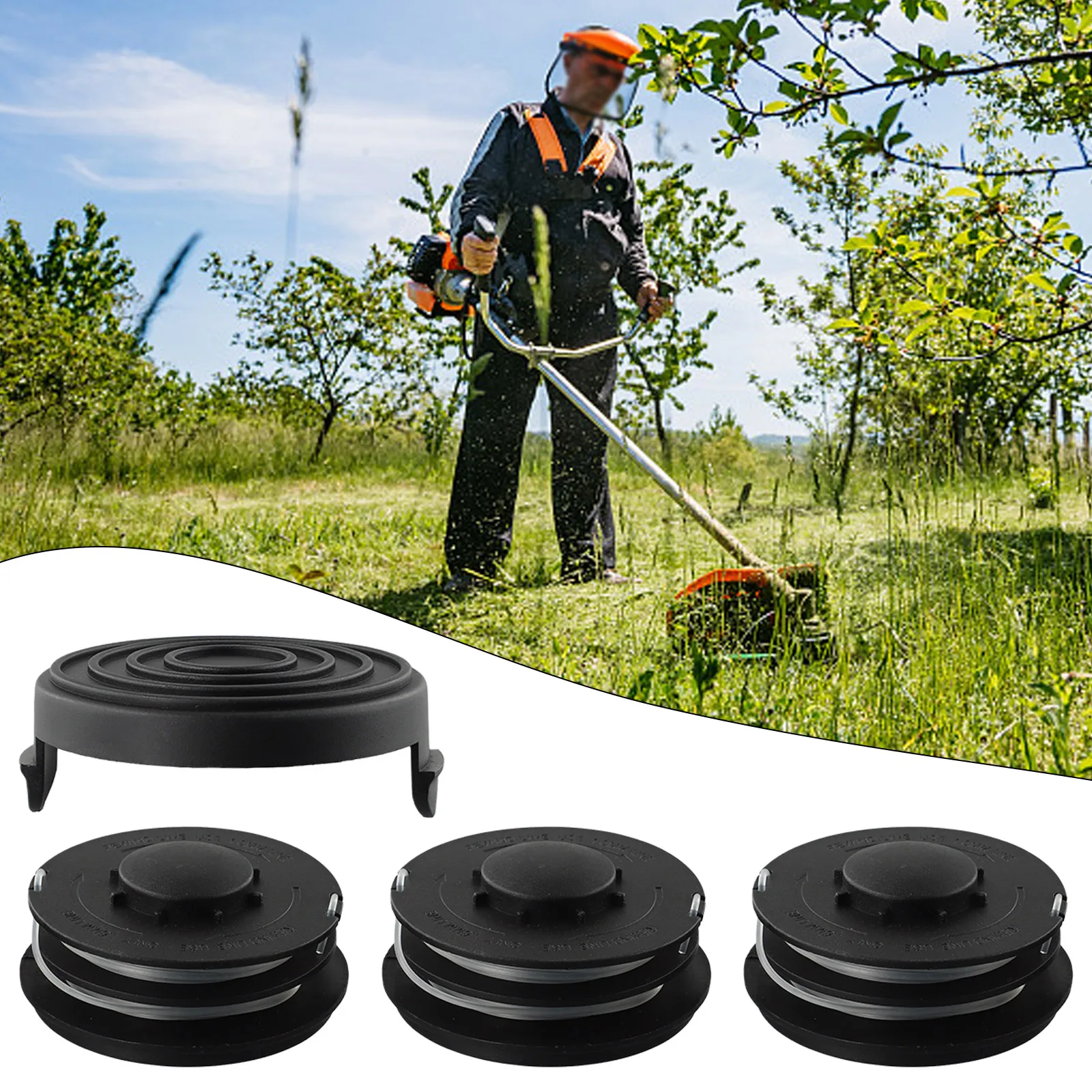 For Einhell GC-ET 4530 RTV 400 Spool Head Cap Cover Spool Set Garden Lawn Mowers 32FT/10M 88.3mm Black Durable
For Einhell GC-ET 4530 RTV 400 Spool Head Cap Cover Spool Set Garden Lawn Mowers 32FT/10M 88.3mm Black Durable