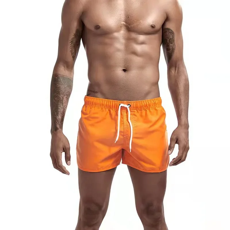 

2023 брендовые быстросохнущие плавательные шорты с карманами для мужчин, мужской купальник, плавки для плавания, летняя пляжная одежда для купания, боксеры для серфинга и бритья
