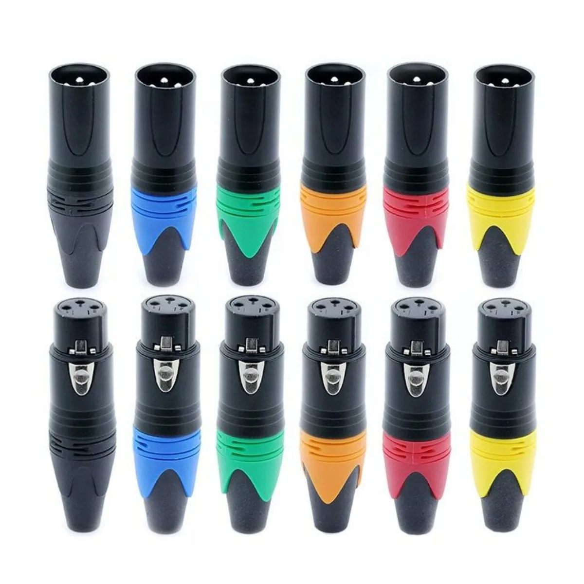 100PCS/50sets 3 Pin XLR Plug Jack Male / Female Microphone Connector MIC Adapter XLR Cable Termininal Audio Wire Connector
100PCS/50sets 3 Pin XLR Plug Jack Male / Female Microphone Connector MIC Adapter XLR Cable Termininal Audio Wire Connector