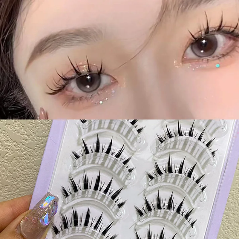 Cosplay&ware 1 5 Pairs Handmade Soft Wispy Curling False Eyelashes Natural Fairy Daily Volume Cosplay Makeup Extension Tools 12 Cosplay&ware 1 5 Pairs Handmade Soft Wispy Curling False Eyelashes Natural Fairy Daily Volume Cosplay Makeup Extension Tools -Zentai shop online Se35b9c1df20d4150a7097d0c60571ad1I.jpg
