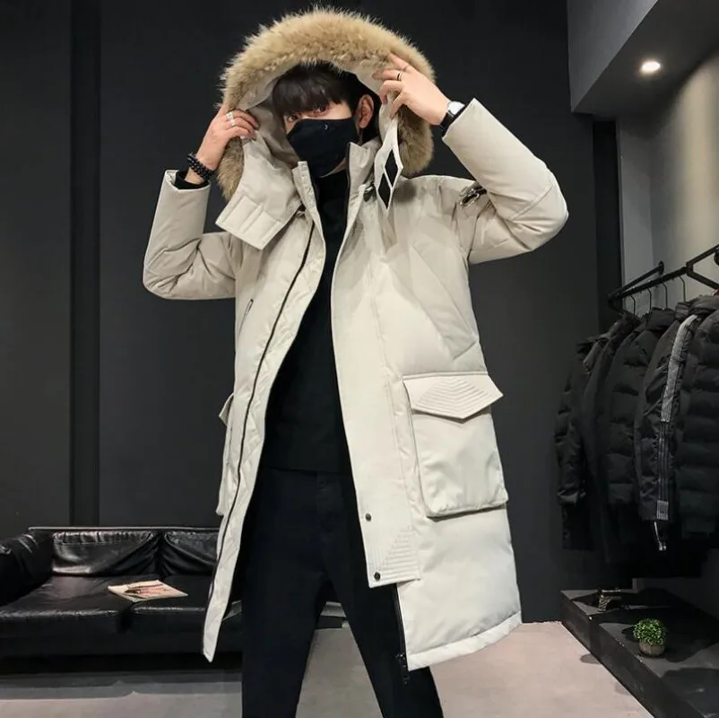 Men's Coat Thicken Jacket men Hooded Warm Lengthen Parka Coat White duck down Hight Quality male New Winter Down Coat
Men's Coat Thicken Jacket men Hooded Warm Lengthen Parka Coat White duck down Hight Quality male New Winter Down Coat
