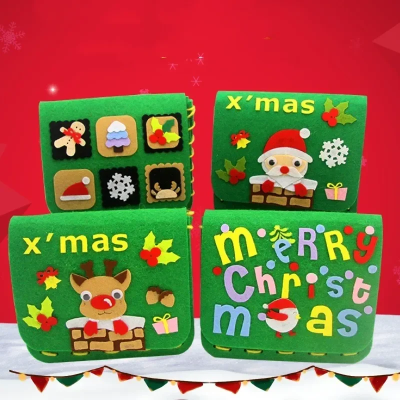 DIY Christmas Bag Kids Handmade Toys For Children Kindergarten Crossbody Bag Crafts Kits Montessori Educational Toy Xmas Gifts
DIY Christmas Bag Kids Handmade Toys For Children Kindergarten Crossbody Bag Crafts Kits Montessori Educational Toy Xmas Gifts