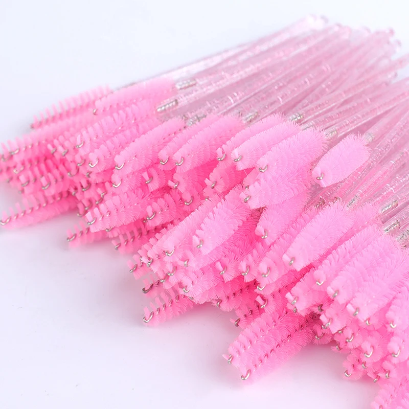 

50pcs/100pcs Shiny Disposable Eyelash Applicator Wands Curler Brush Set Mascara Eyebrow Spoolers Comb Wands Spoolies Brushes