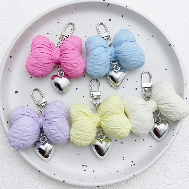 Set of 5 Bowknot Heart Pendant Phone Charm Detachable Bow Phone Lanyard Handmade Keychain Jewelry for Wallet Bag
Set of 5 Bowknot Heart Pendant Phone Charm Detachable Bow Phone Lanyard Handmade Keychain Jewelry for Wallet Bag