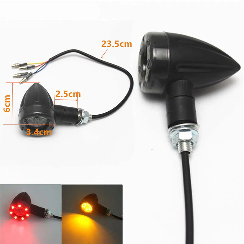 Universal LED Turn Light 186 Smoked Hood Motorcycle Modified Turn Light Signal Light Red Outer Circle Light Yellow Center Light
Universal LED Turn Light 186 Smoked Hood Motorcycle Modified Turn Light Signal Light Red Outer Circle Light Yellow Center Light