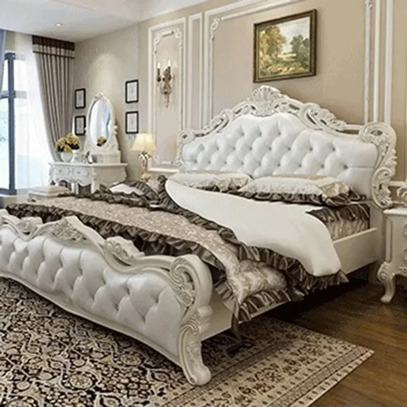 Safety Kids Bed Double Casal Safe Nordic King Headboard Bed Twin Double Designer Sleeping Master Cama De Casal Hotel Furniture
Safety Kids Bed Double Casal Safe Nordic King Headboard Bed Twin Double Designer Sleeping Master Cama De Casal Hotel Furniture